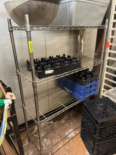 36" X 12" FOUR TIER WIRE SHELF
