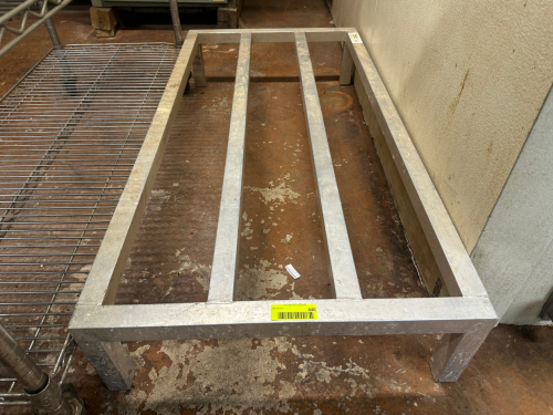 48" X 24" ALUMINUM DUNNAGE RACK.