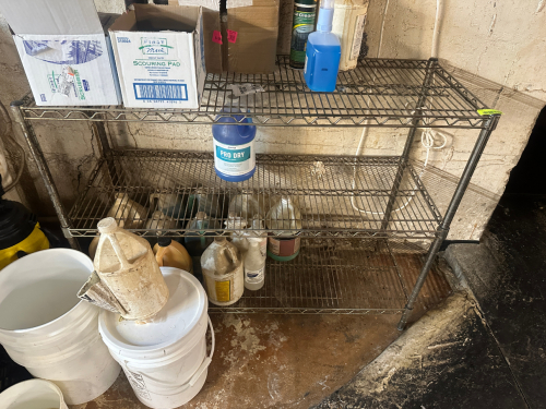 48" X 18" THREE TIER WIRE SHELF