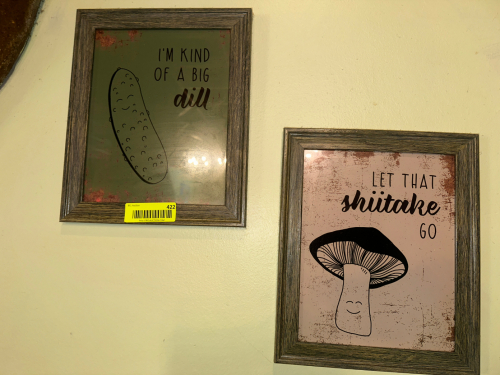 (4) 11" X 9" FRAMED PRINTS