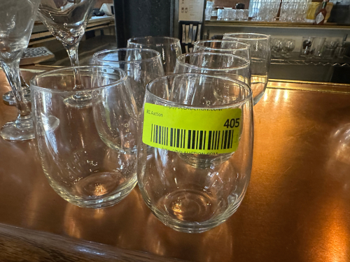 (7) STEMLESS WINE GLASSES.