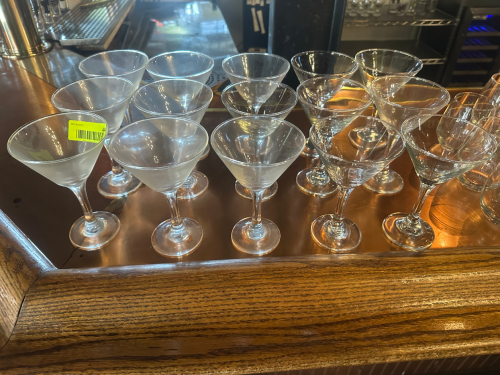 (15) MARTINI GLASSES