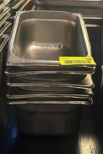 (5) 1/4 SIZE STAINLESS INSERTS