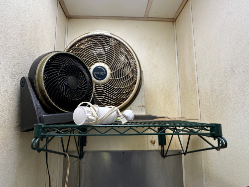 (2) ASSORTED FANS