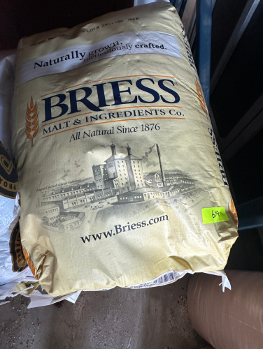 (7) ASSORTED BAGS OF BRIESS MALS AND INGREDIENTS.