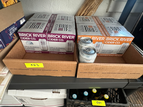 (2) PARTIAL CASES OF BRICK RIVER CIDER.