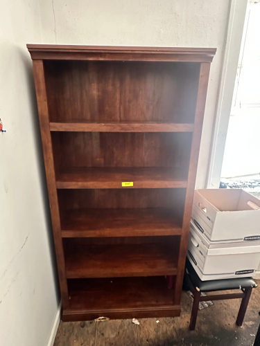 30" WOODEN BOOK CASE.