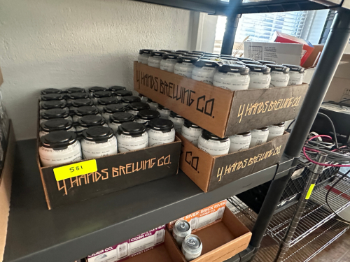 (3) ASSORTED CASES OF 4 HANDS BEER.