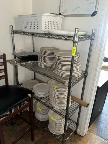 36" X 12" FOUR TIER WIRE RACK.