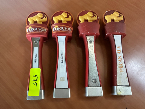 (4) FERGUSON BREWING TAP HANDLES