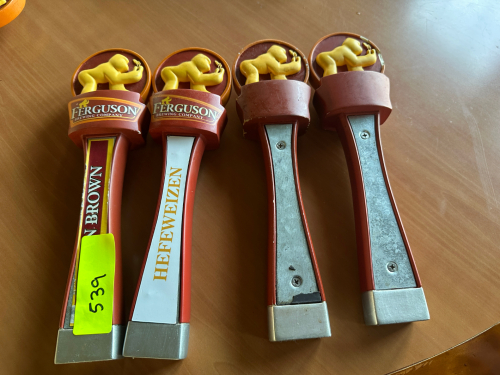 (4) FERGUSON BREWING TAP HANDLES