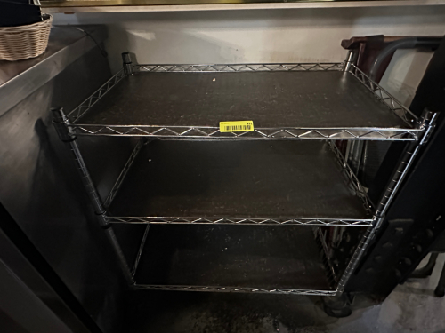 30: X 18: THREE TIER WIRE RACK