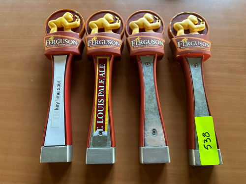 (4) FERGUSON BREWING TAP HANDLES