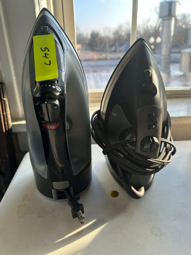 (2) CLOTHES IRONS