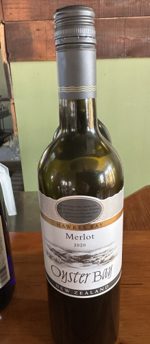 (3) BOTTLES OF OYSTER BAY 2020 MERLOT