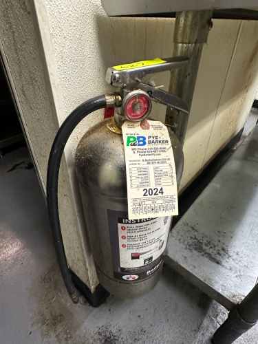 WET CHEMICAL FIRE EXTINGUISHER.