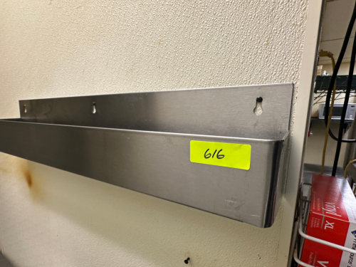 24" STAINLESS SPEED RAIL.