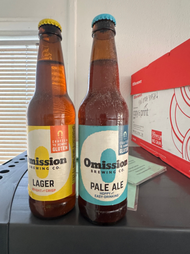 (1) MILK CRATE OF OMISSION BOTTLE BEER.