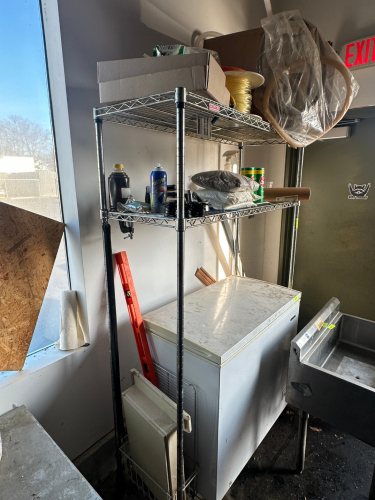 48" X 12" TWO TIER WIRE RACK.