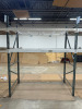 (5) - SECTIONS OF TEARDROP PALLET RACKING