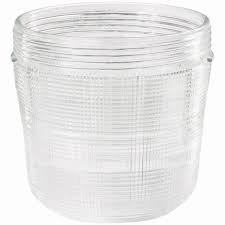 (1) HEAT RESISTANT PRISMATIC THREADED GLASS COVER