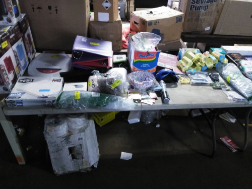 (1) TABLE OF MISC ITEMS