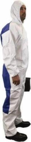 DESCRIPTION: (1) CASE OF (25) GENERAL PURPOSE COVERALLS BRAND/MODEL: PRO-SAFE #41328774 INFORMATION: WHITE AND BLUE RETAIL$: $119.00 TOTAL SIZE: SIZE