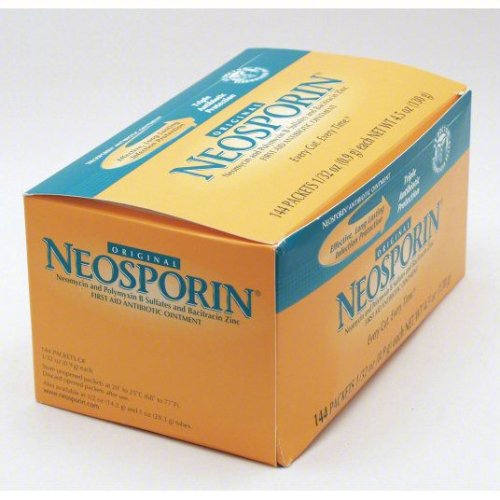(1) BOX OF (144) TOPICAL ANTIBIOTIC OINTMENT