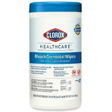 (6) 70 CT BLEACH GERMICIDAL WIPES