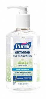 (12) PUMP BOTTLE HAND SANITIZER
