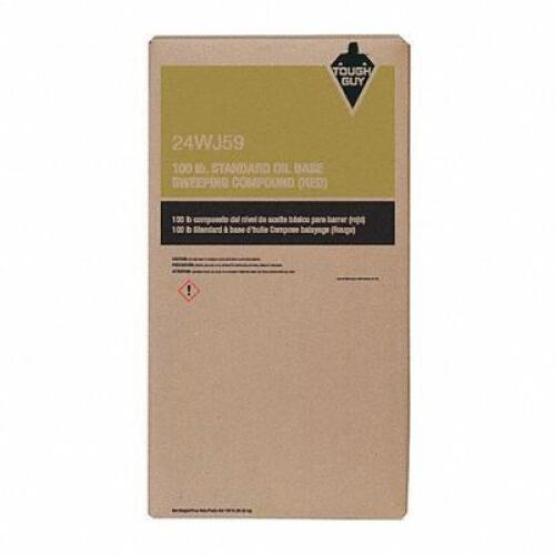 DESCRIPTION: (1) CASE OF SWEEPING COMPOUND BRAND/MODEL: TOUGH GUY #24WJ59 INFORMATION: RED RETAIL$: $60.05 SIZE: 100 LB QTY: 1