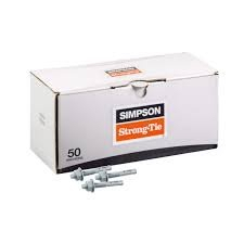 (2) BOXES OF (50) STRONG-TIE ANCHORS