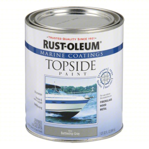 (3) BATTLESHIP GREY TOPSIDE PAINT