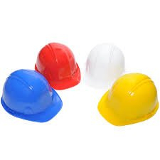 (1) BOX OF APPROX (15) MISC HARD HATS