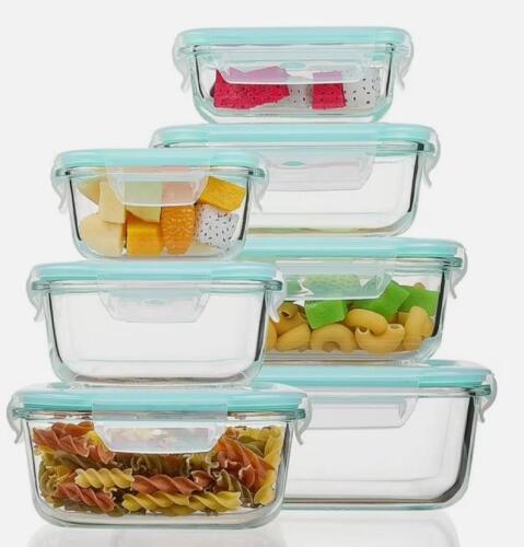 (1) GLASS STORAGE CONTAINER SET