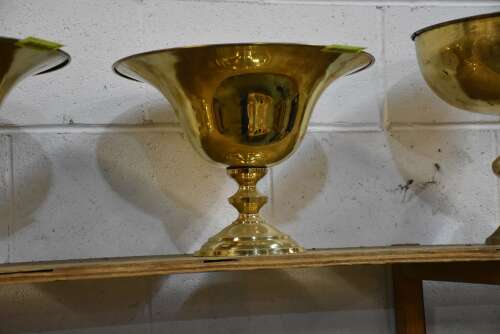 LARGE BRASS PLANTER
