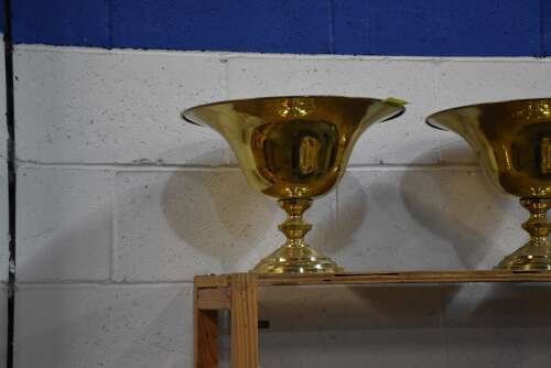 LARGE BRASS PLANTER