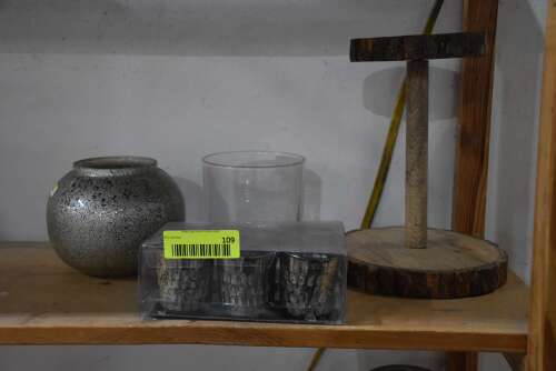 (4) - ASSORTED TABLE ACCENT D&Eacute;COR ITEMS