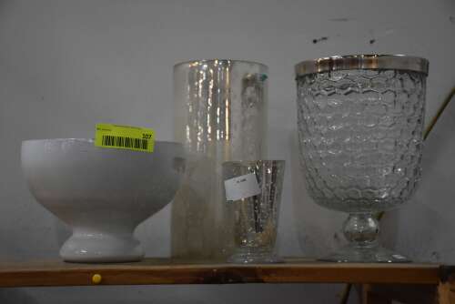 (4) - ASSORTED TABLE ACCENT D&Eacute;COR ITEMS