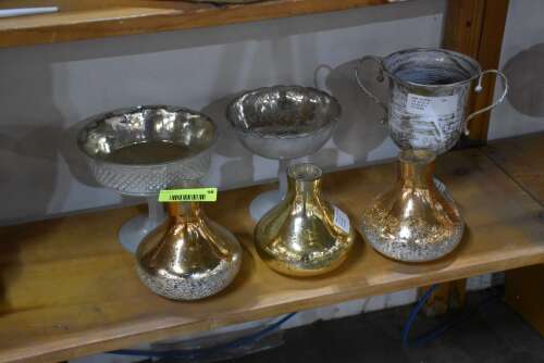 (6) - ASSORTED TABLE ACCENT D&Eacute;COR ITEMS