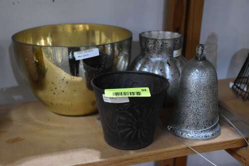 (4) - ASSORTED TABLE ACCENT D&Eacute;COR ITEMS