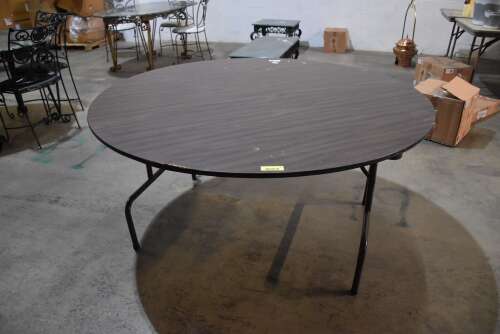 60" ROUND FOLDING TABLE