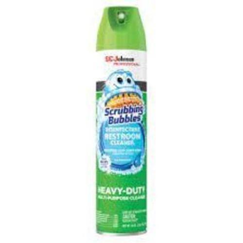 DESCRIPTION: (6) DISINFECTANT CLEANER BRAND/MODEL: SCRUBBING BUBBLES #313358 INFORMATION: NO SCENT RETAIL$: $5.29 EA SIZE: 25 OZ QTY: 6