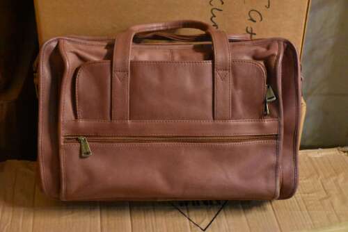 FULL LEATHER WEEKEND BAG / BRIEFCASE