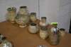 (10) - MATCHING TABLE VASES - 2