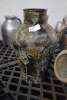 (4) - DECORATIVE CLAY POTTERY VASES - 3