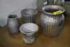 (4) - HIGH QUALITY CLAY POTTERY VASES