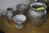 (4) - HIGH QUALITY CLAY POTTERY VASES - 3