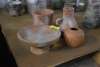 (4) - HIGH QUALITY CLAY POTTERY VASES - 2