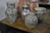 (4) - HIGH QUALITY CLAY POTTERY VASES - 3